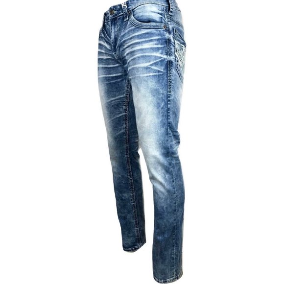 AMERICAN FIGHTER Men Denim Jeans DEFENDER AXIS MAN - Picture 3 of 13